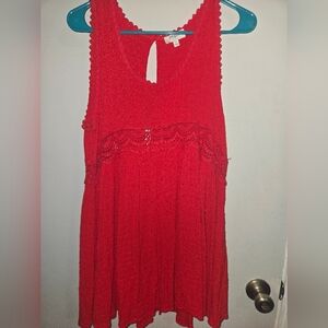 Umgee Red Mini Dress